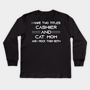 cashier Kids Long Sleeve T-Shirt